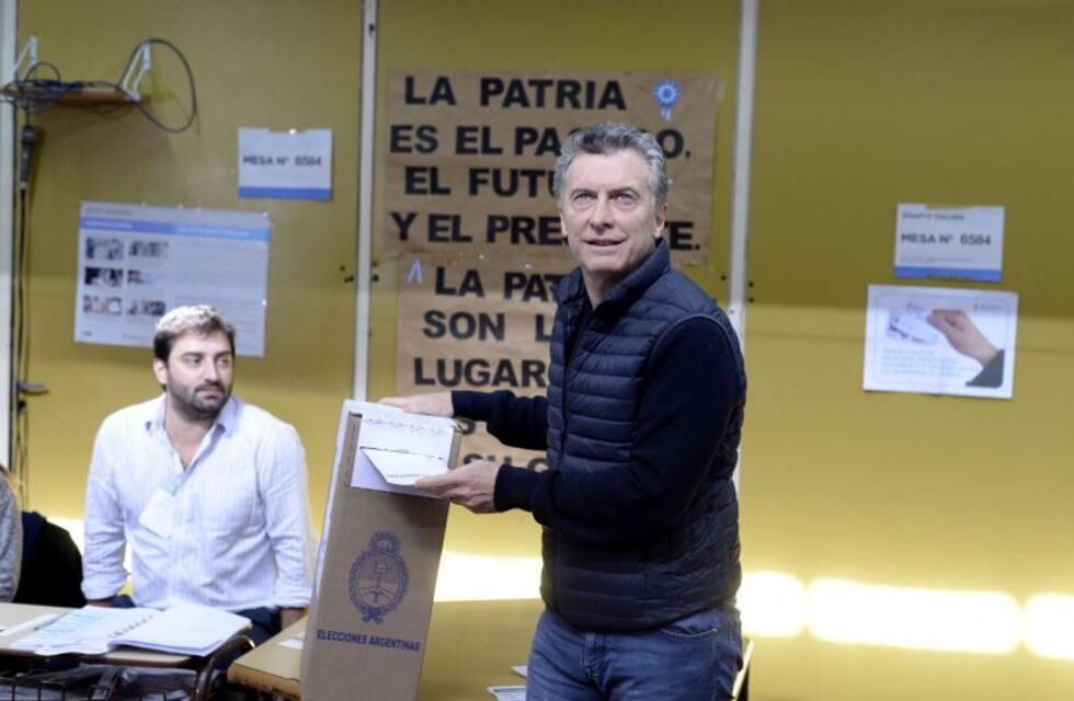 Mauricio Macri votó en un colegio de Palermo: "Está todo saliendo perfecto"
