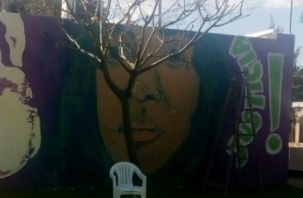 Inauguran el mural en homenaje a Marlene Franco en Oliveros