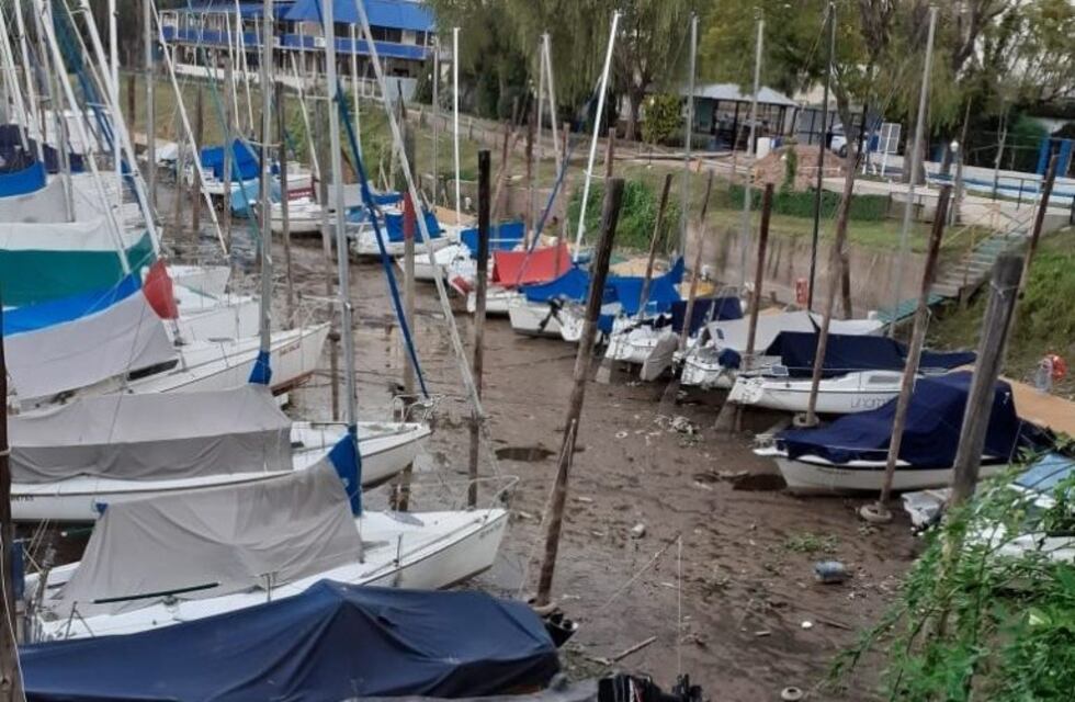 Actividad náutica en el barro: bajante y coronavirus impactan sobre casi 500 familias