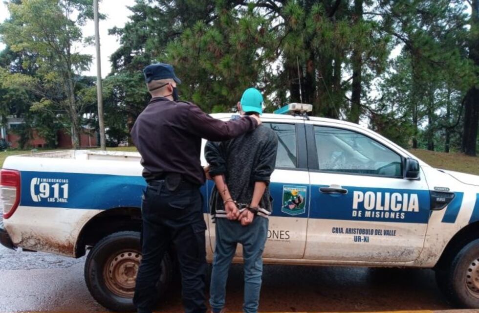 Un joven fue detenido tras un raid delictivo en Aristóbulo del Valle