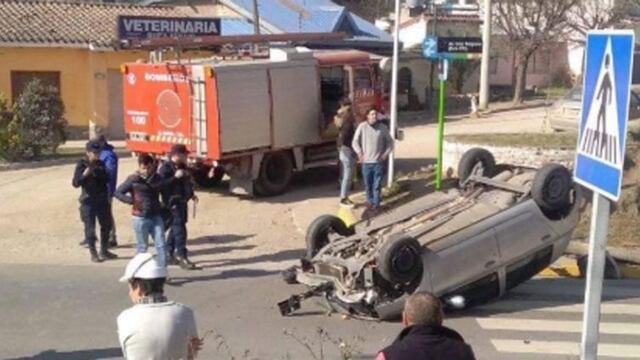 Vuelco en la ruta E53 (La Voz)\u002E