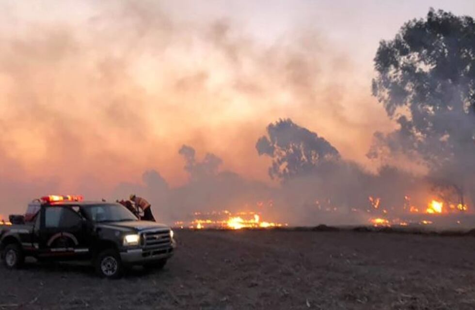 Río Cuarto: controlaron el incendio en zona del Aeroclub