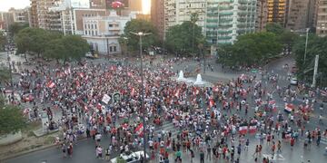 El 3-1 en Madrid y el grito de River campeón tuvo eco en Patio Olmos\u002E