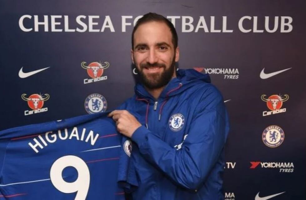 Gonzalo Higuaín se convirtió en nuevo jugador del Chelsea