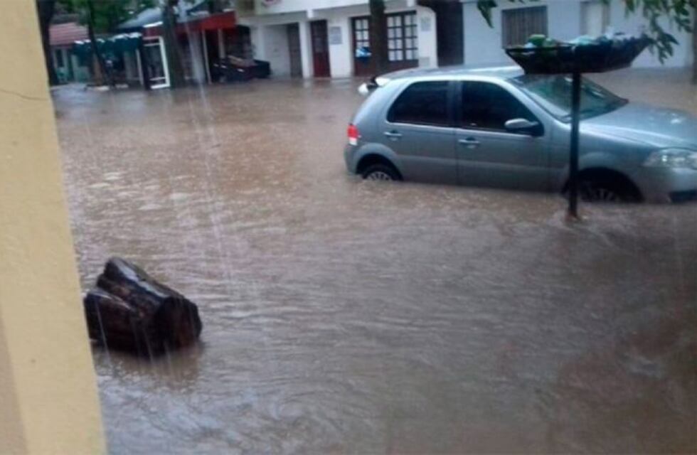 Diluvió en Villaguay: llovieron más de 100 milímetros y hay anegamientos