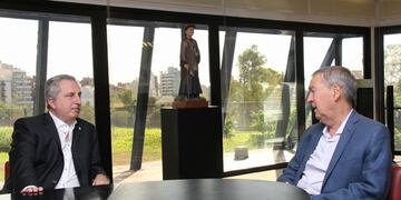 Schiaretti junto al gobernador de Misiones\u002E