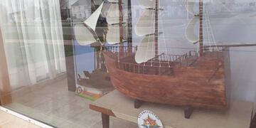 maqueta de la nao santiago