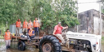 Inundación en Gualeguaychú\nCrédito: Municipalidad Gchú