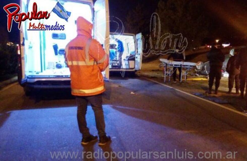 San Luis: murieron tres personas en un accidente vial y un niño está grave