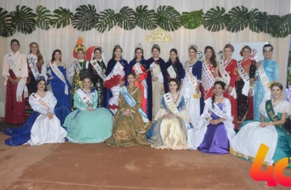 Se presentaron las espléndidas candidatas al reinado de la 40ª Fiesta Nacional del Inmigrante