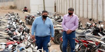 El secretario de Intendencia, Fabián Tello y el intendente Daniel Orozco\u002E