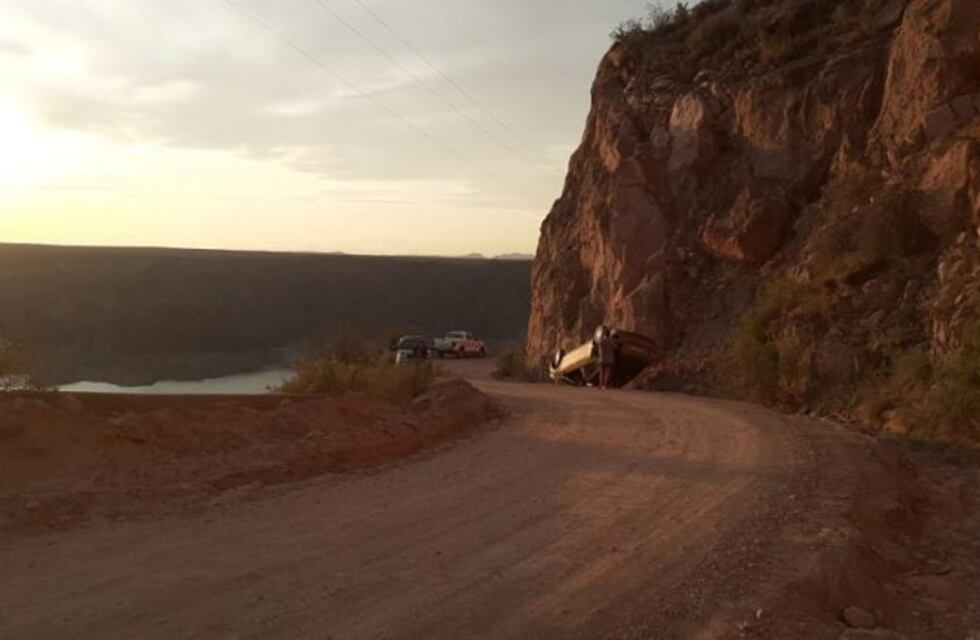 Turistas volcaron en el Cañón del Atuel