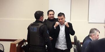 Baldomir se la pasó amenazando a periodistas y su pareja lo respaldó