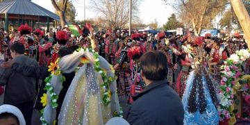 Celebración de la Virgen de Urkupiña en Villa El Libertador\u002E