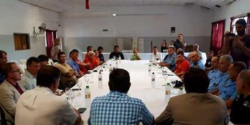 Intendentes de Sierras Chicas se reunieron para enfrentar los riesgos climáticos de la temporada