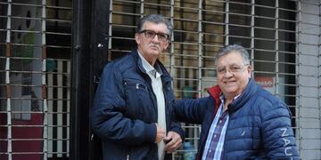 Los hermanos Marcos y Miguel Camino. (Foto: Guillermo Rodríguez Adami)