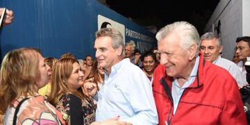 Agustín Rossi junto a José Luis Gioja\u002E (@rossiagustinok)