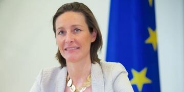 Aude Maio-Coliche, la embajadora de la UE en Argentina\u002E