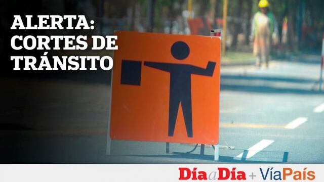 Cortes de tránsito anunciados por la Municipalidad para este lunes