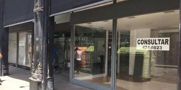 Locales comerciales que cierran en Rosario\u002E (Mirador Provincial)