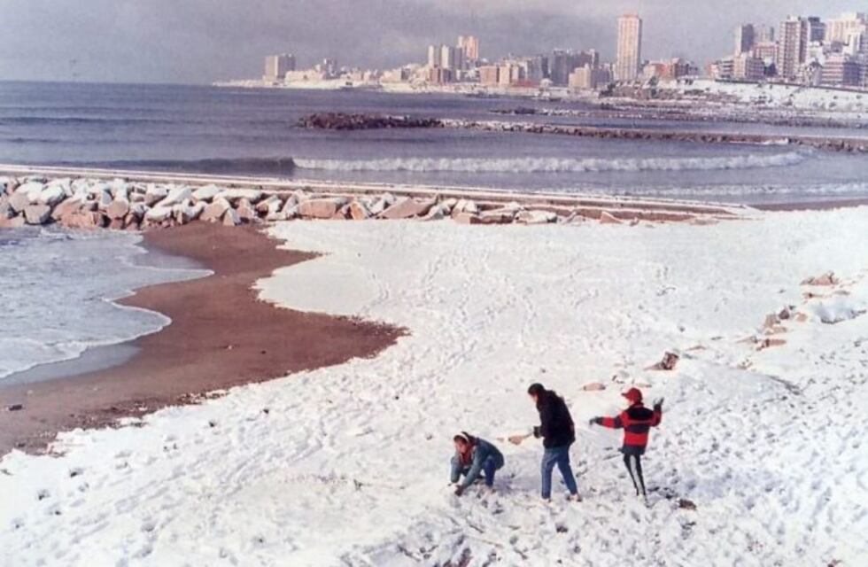 Luego de 27 años, podría volver a nevar en Mar del Plata