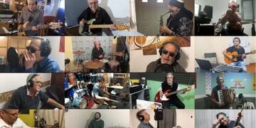 Musicos de San Rafael en honor a Pirincho Cañaba