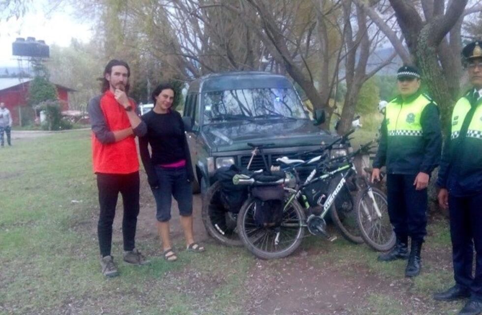 Encontraron a los bikers cordobeses extraviados en la montaña