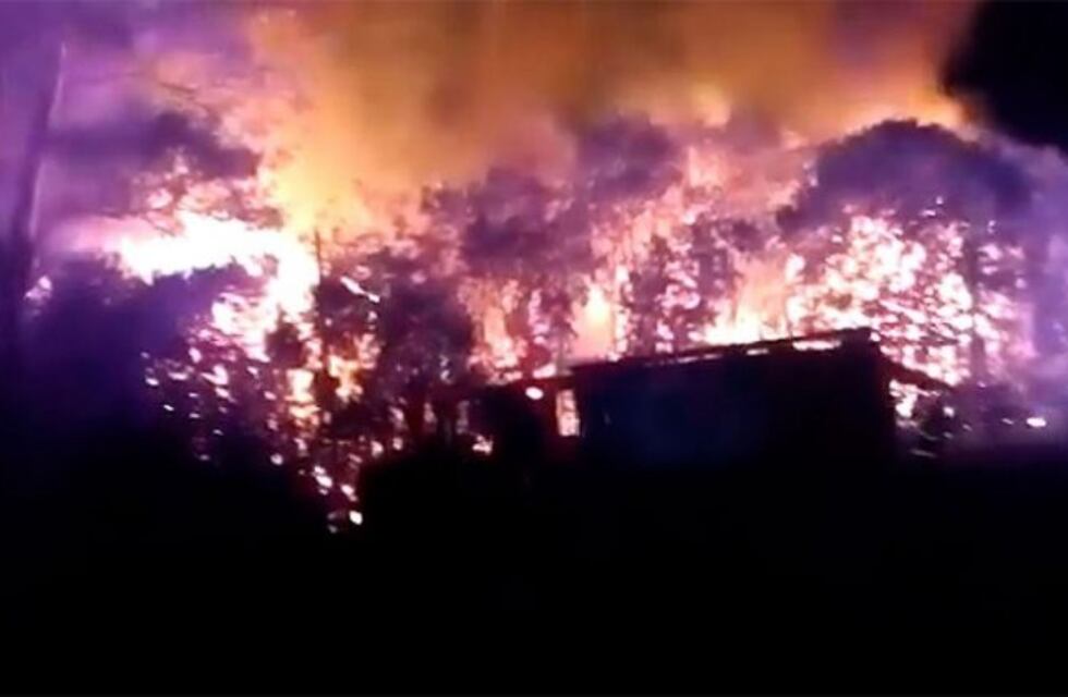 Niño de cinco años murió en el voraz incendio de un complejo de cabañas en Timbúes