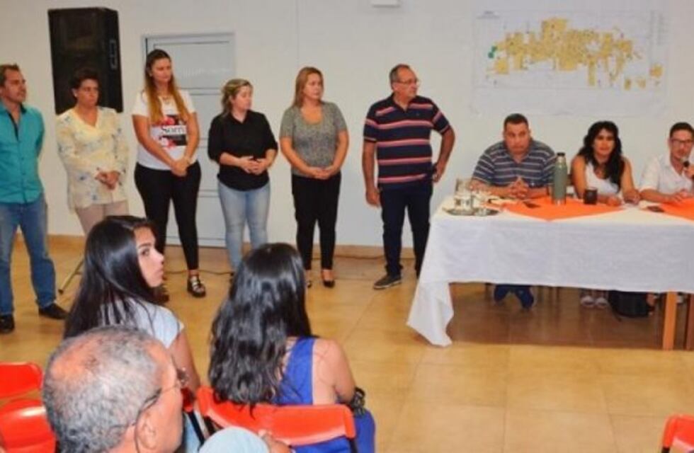 Presentaron el equipo de Coordinación Barrial del municipio