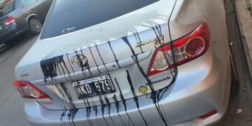 Vehículo pintado\nCrédito: ElDía