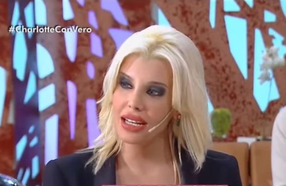 Charlotte Caniggia reapareció en TV y mostró su nuevo rostro