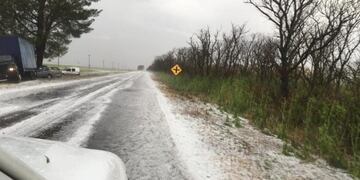 Granizo en Oliva\u002E