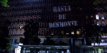 Proyectorazo por Chaco contra los desmontes\u002E