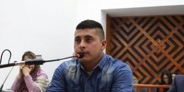 Nahir Pérez en el banquillo de acusados\u002E Foto: El Diario de la República\u002E