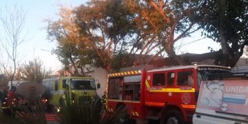 incendio de un depósito en Guaymallén Mendoza\u002E