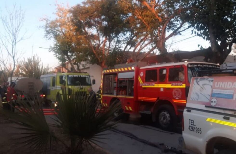 Se incendió un depósito de Guaymallén y perdieron todo