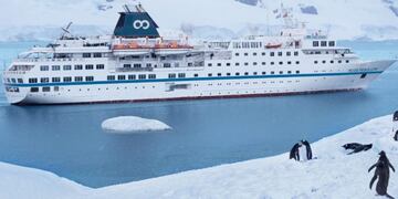El buque partió del puerto de Halifax (Canadá) y seguirá su a Malvinas y Antártida\u002E