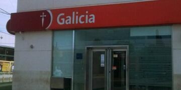 La salidera ocurriu00f3 en la sucursal Fisherton del Banco Galicia.