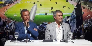 Andrés Fassi, presidente de Talleres, y Walter Grahovac, ministro de Educación, y la importancia de que los futbolistas completen sus estudios\u002E