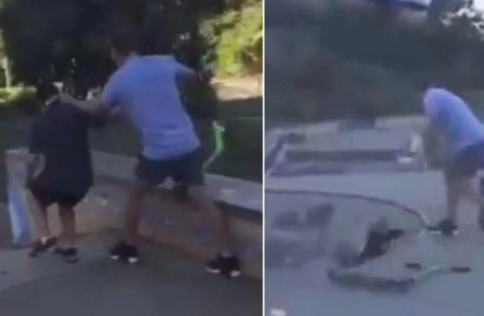 Le hacían bullying a su hijo, se enfureció y zamarreó violentamente a dos niños