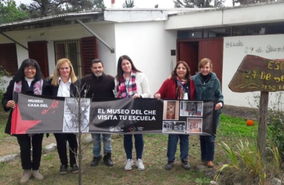 Alta Gracia: La Casa Museo del Che sale y visita diferentes escuelas rurales