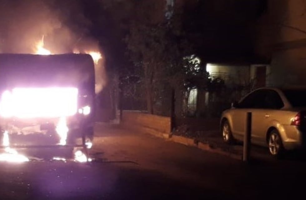 Incendio en el Barrio 252 viviendas de Trelew