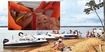 Accidente en la Isla del Medio en el Paraná\u002E