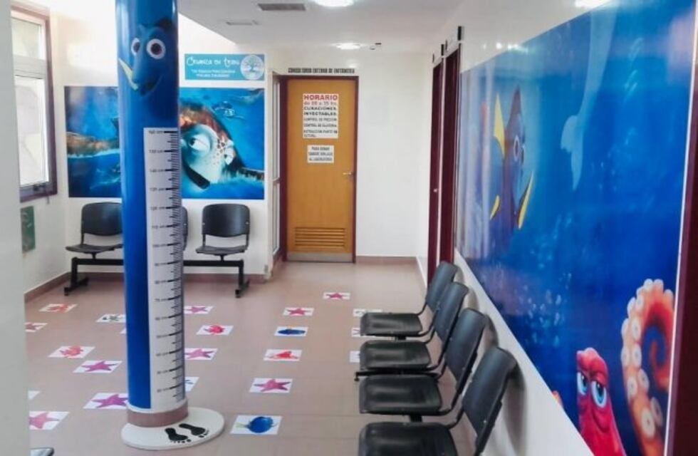 Nueva sala de espera pediátrica en el Hospital Distrital Puerto Deseado