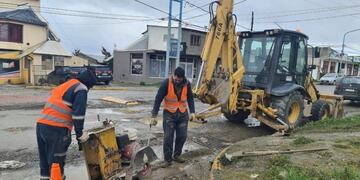 Trabajos viales Av\u002E Alem