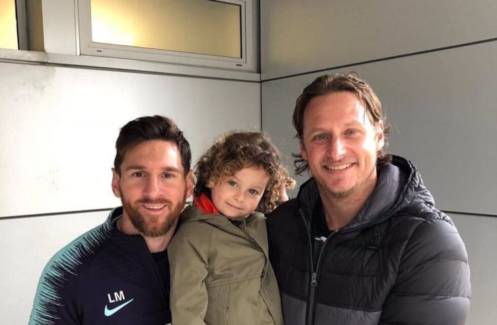 Nalbandian sumó la foto junto a Messi para el álbum