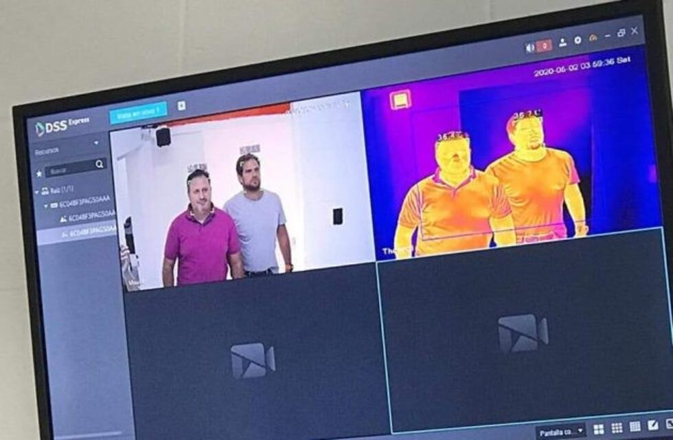 Instalaron cámaras termométricas para controlar la temperatura de las personas que ingresen a San Luis