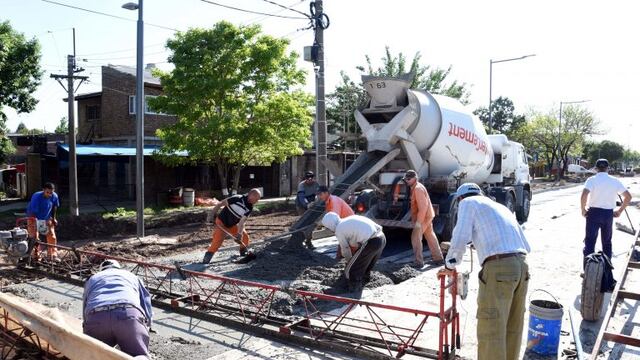 Avanza la remodelación de avenida Jorge Newbery (Municipalidad de Rosario)