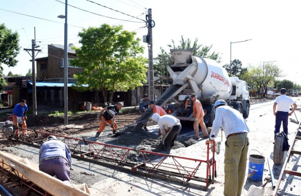 Avanza a buen ritmo la remodelación integral de avenida Jorge Newbery