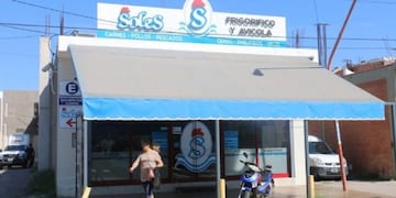 La avícola que fue víctima del robo, en San Juan\u002E